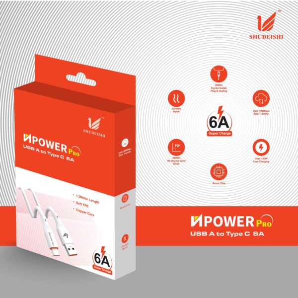 NPOWER A To C 6A 120 cm TPE Cable